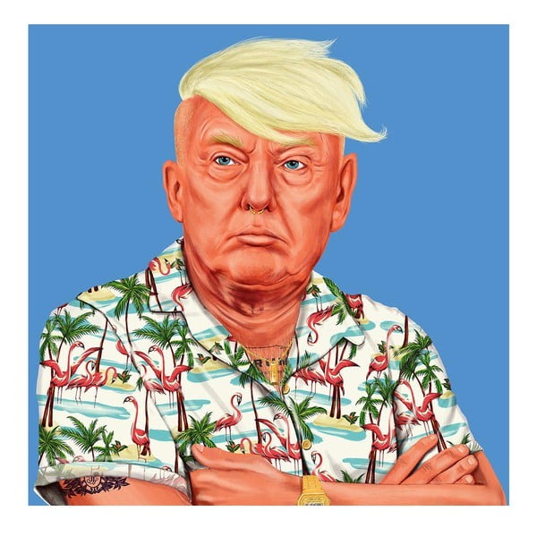 Obraz Fisura Donald Trump, 50 x 50 cm