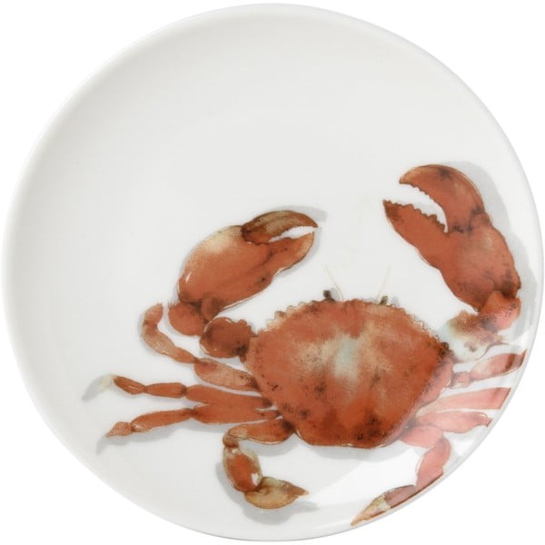 Červený porcelánový tanier ø 20 cm Crab - IHR