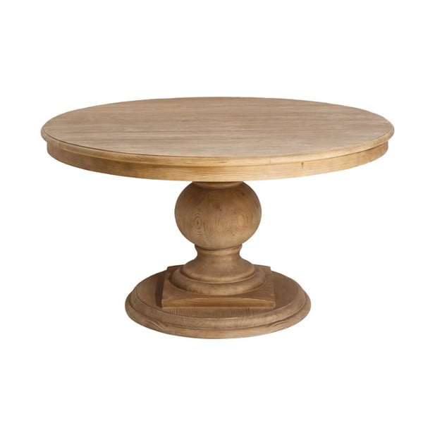 Jedálenský stôl z borovicového dreva Denzzo Genet, ⌀ 140 cm