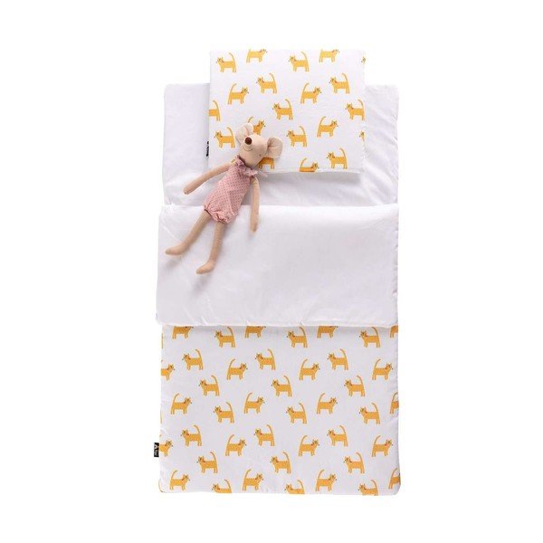 Detský spací vak Yellow Cats - Yellow Tipi-image-1