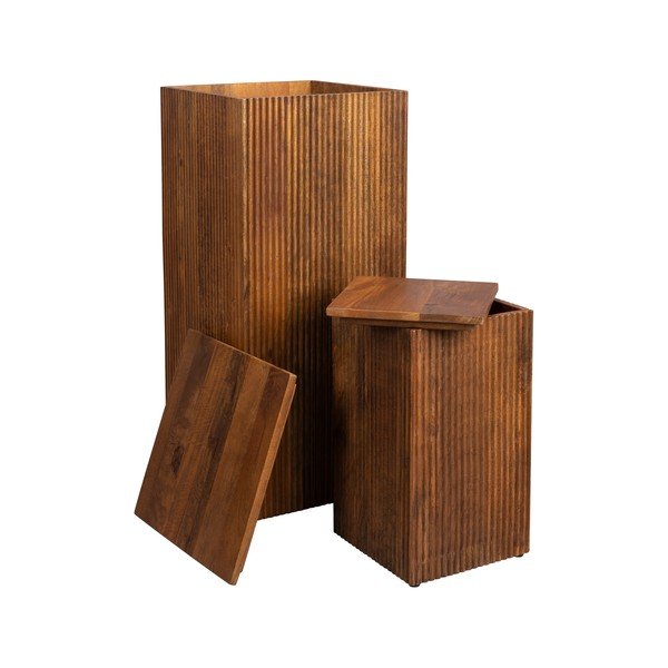 Drevené stojany na kvety 2 ks (výška  80 cm) Ribble – Dutchbone-image-2