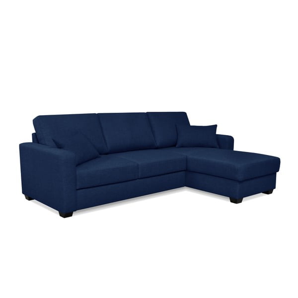 Modrá rozkladacia pohovka s leňoškou Cosmopolitan design Milano-image-2