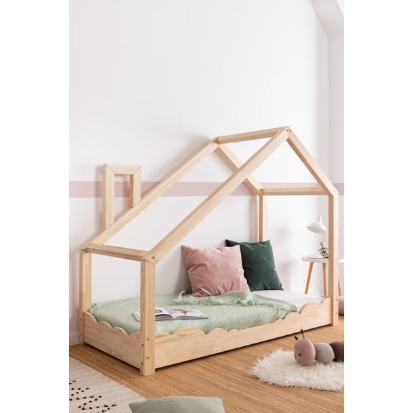 Domčeková posteľ z borovicového dreva Adeko Luna Drom, 90 x 200 cm-image-3