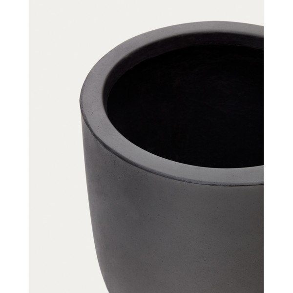 Betónový obal na kvetináč ø 39 cm Aiguablava – Kave Home-image-1