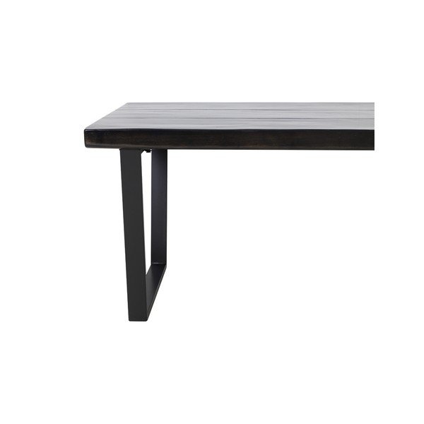 Čierny jedálenský stôl 100x220 cm Mayen – Light & Living-image-3
