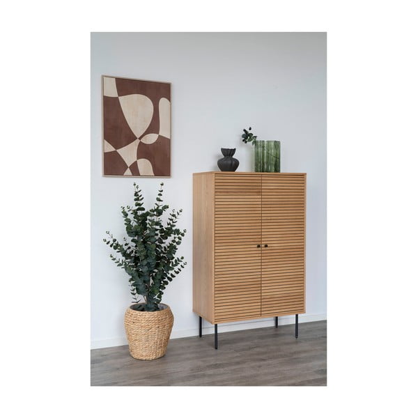 Zelená sklenená váza (výška 26,5 cm) – House Nordic-image-2