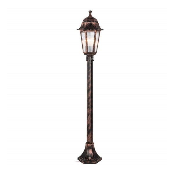 Vonkajšie svietidlo bronzovej farby Lampas, výška 98 cm