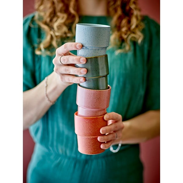 Šálky v súprave 4 ks na espresso z kameniny 150 ml Ewan – Bloomingville-image-1