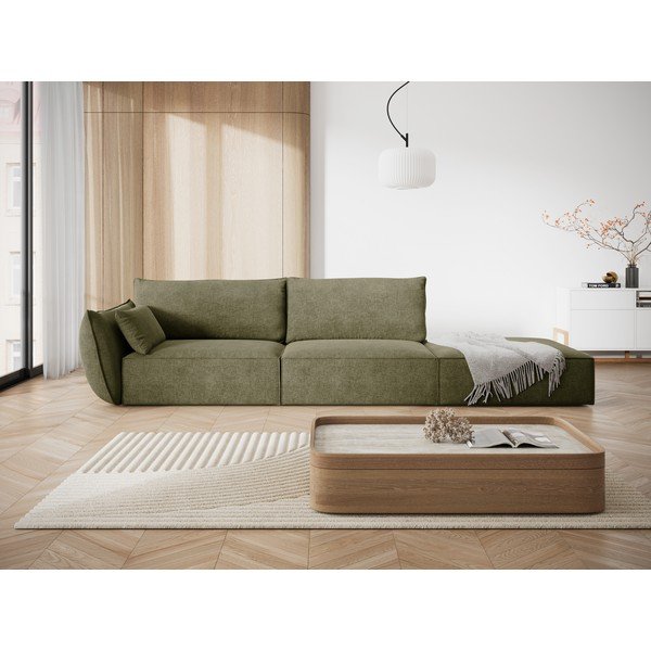 Zelená leňoška (ľavý roh) Vanda – Mazzini Sofas-image-1