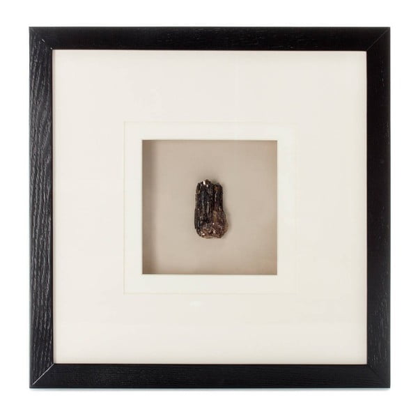 Nástenná dekorácia v ráme s čiernym nerastom Vivorum Mineral, 40 x 40 cm
