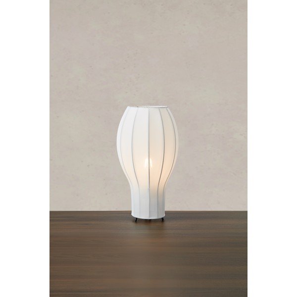Biela látková stolová lampa (výška  36,5 cm) Globo – Markslöjd-image-1