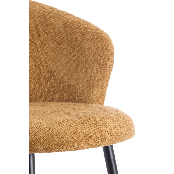 Okrovožlté kovové jedálenské kreslá v súprave 2 ks Radaja – Light & Living-image-1