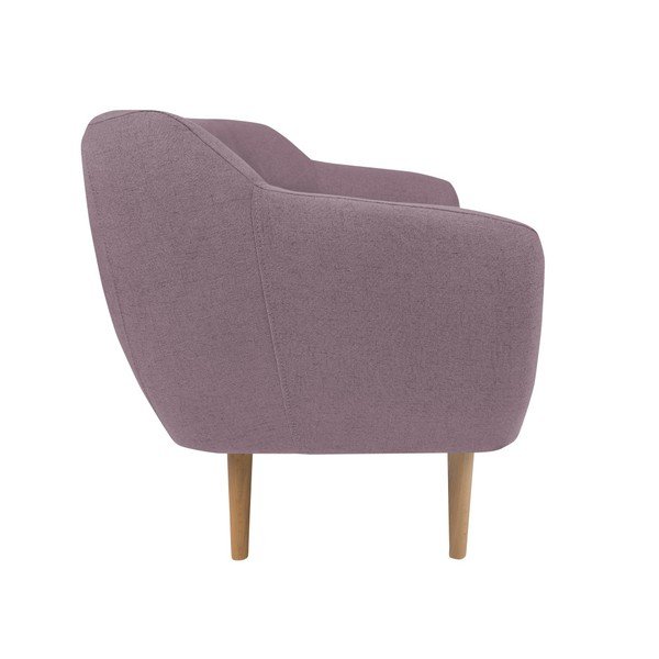 Ružová dvojmiestna pohovka so svetlými nohami Mazzini Sofas Sicile-image-2