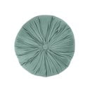 Zelený zamatový dekoratívny vankúš Tiseco Home Studio Velvet, ø 38 cm