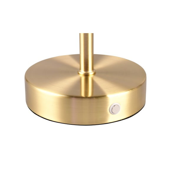 LED stmievateľná stolová lampa v zlatej farbe (výška 30 cm) Jeff – Reality-image-4