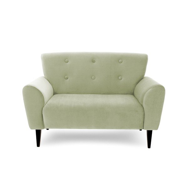 Svetlozelená dvojmiestna pohovka Vivonita Kiara