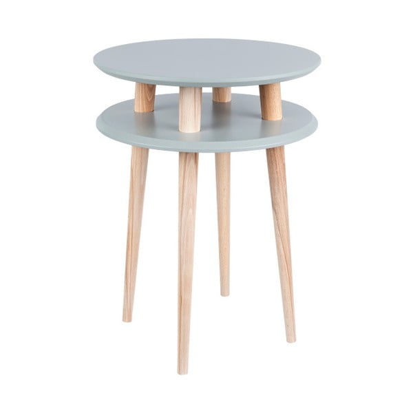 Tmavosivý odkladací stolík Ragaba UFO, Ø 45 cm