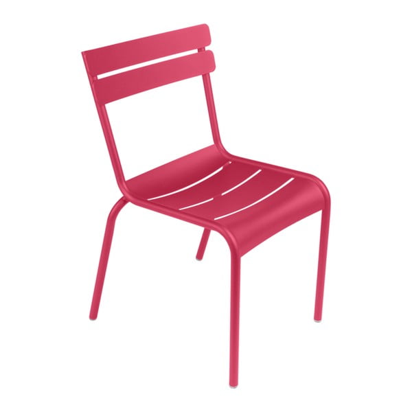 Ružová záhradná stolička Fermob Lu×embourg