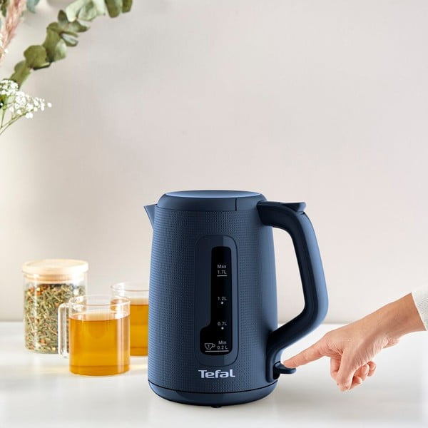 Tmavomodrá plastová rýchlovarná kanvica 1,7 l KO2M0410 – Tefal-image-3