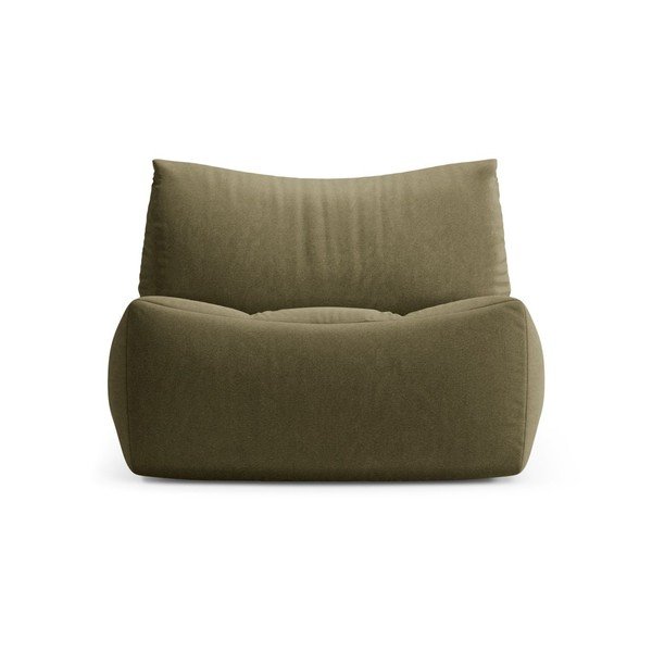Khaki zamatový vankúš na sedenie Tove – Micadoni -image-2