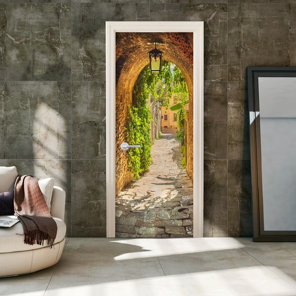 Tapeta na dvere v rolke Bimago Alley In Italy, 90 x 210 cm