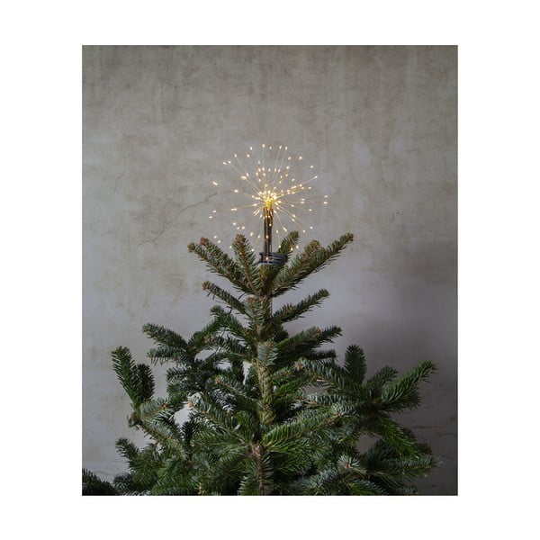Vianočná hviezda na stromček s LED osvetlením Star Trading Firework, ø 27 cm