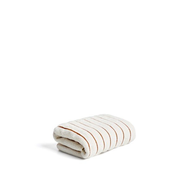 Oranžový/béžový froté bavlnený uterák 50x90 cm Dorane – Kave Home