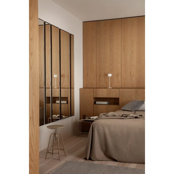 Béžové kovové konferenčné stolíky v súprave 2 ks 40x40 cm Fera – Blomus-image-3