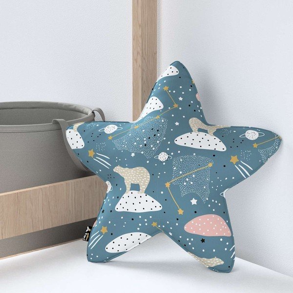 Detský vankúšik Lucky Star – Yellow Tipi-image-1