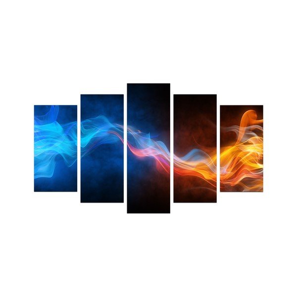 Viacdielny obraz Fire, 110 × 60 cm