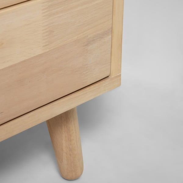 Nočný stolík z kaučukového dreva Kave Home Wari-image-1