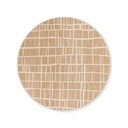 Krémový/v prírodnej farbe okrúhly vnútorný a vonkajší koberec ø 160 cm Haringey Crouch – Ted Baker