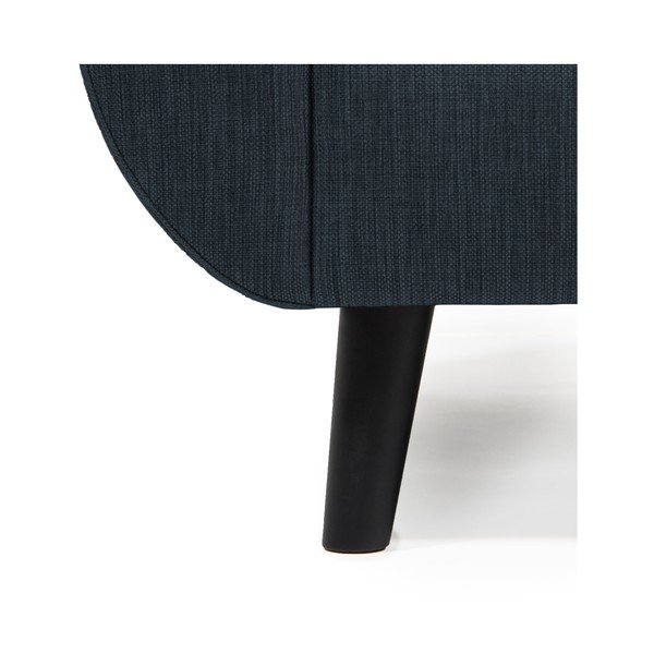 Tmavomodrá pohovka s leňoškou na pravej strane Vivonita Harlem-image-2