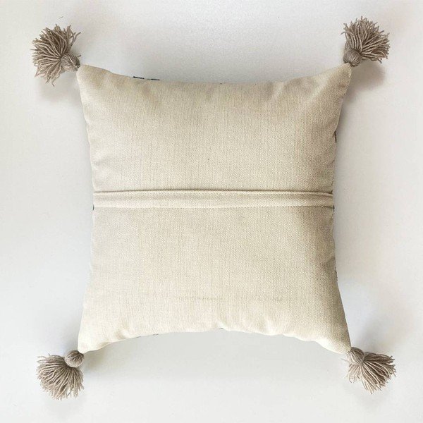 Obliečka na vankúš s prímesou ľanu Joynodes Bethany Tassel, 43 x 43 cm-image-4