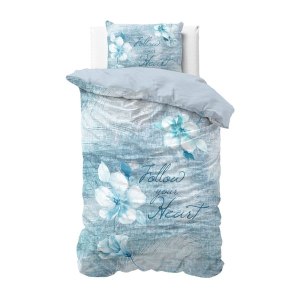 Bavlnené obliečky na jednolôžko Sleeptime Flowerina, 140 × 220 cm