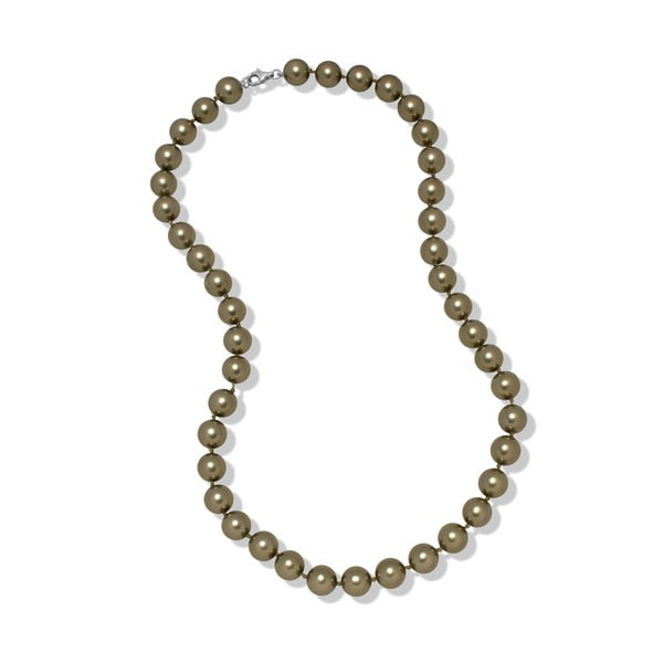 Zelený perlový náhrdelník Mara de Vida Only Me, dĺžka 50 cm