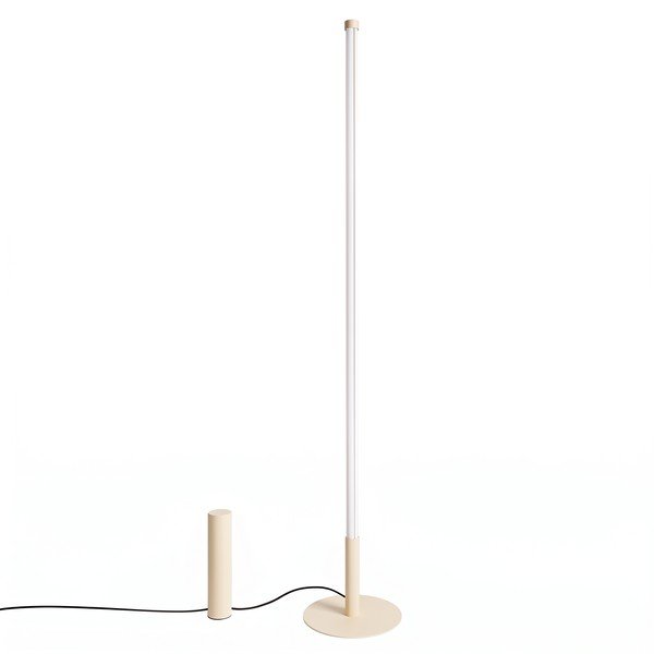 Béžová kovová LED stojacia lampa (výška  150 cm) TRANG – Thoro