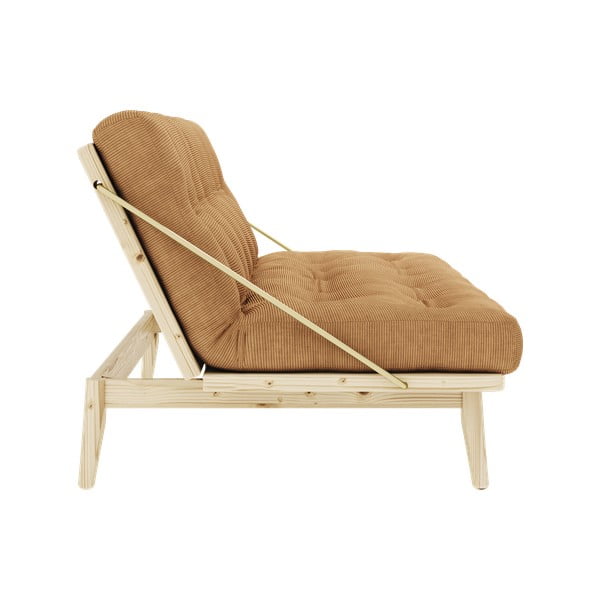Horčicová rozkladacia pohovka 190 cm Folk – Karup Design-image-4