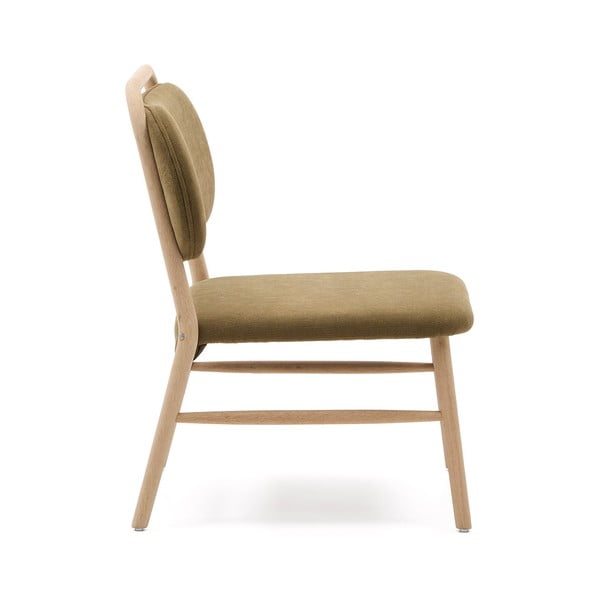 Zelené ženilkové kreslo Helda – Kave Home-image-3