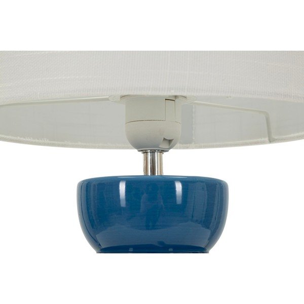 Biela/modrá keramická stolová lampa s textilným tienidlom (výška  46 cm) Torr – Mauro Ferretti-image-4