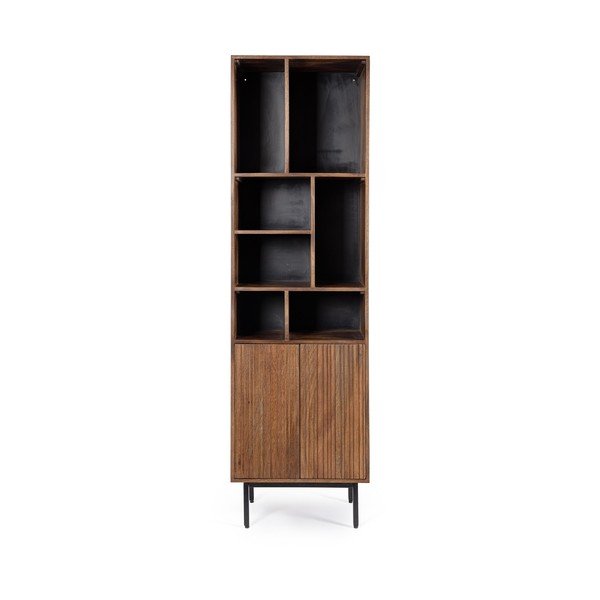 Skriňa z mangového dreva v prírodnej farbe 55x190x40 cm Tadita – Bizzotto-image-1