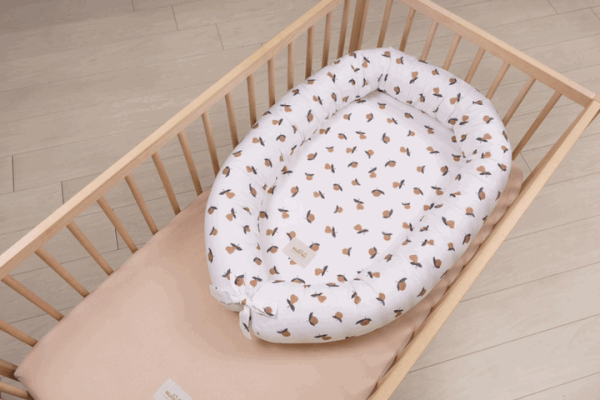 Biele hniezdočko pre bábätko Garden Fruits - Malomi Kids-image-1