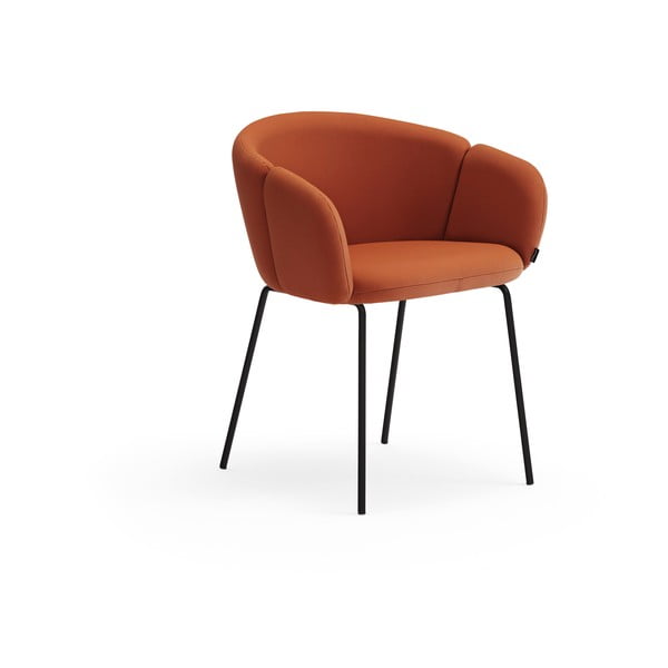 Oranžová jedálenská stolička Add – Teulat