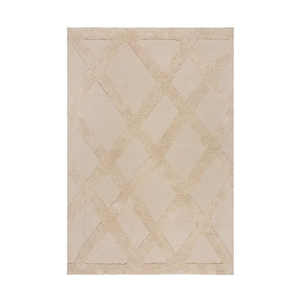 Béžový bavlnený koberec 80x150 cm Tessa Diamond – Flair Rugs