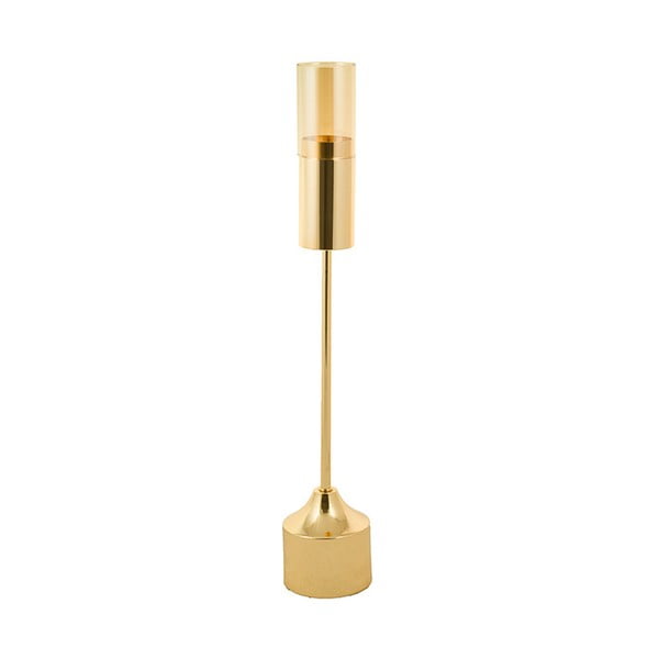 Svietnik zlatej farby Santiago Pons Luxy, výška 49 cm