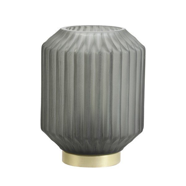 Sivá stolová lampa (výška 17 cm) Ivot - Light & Living