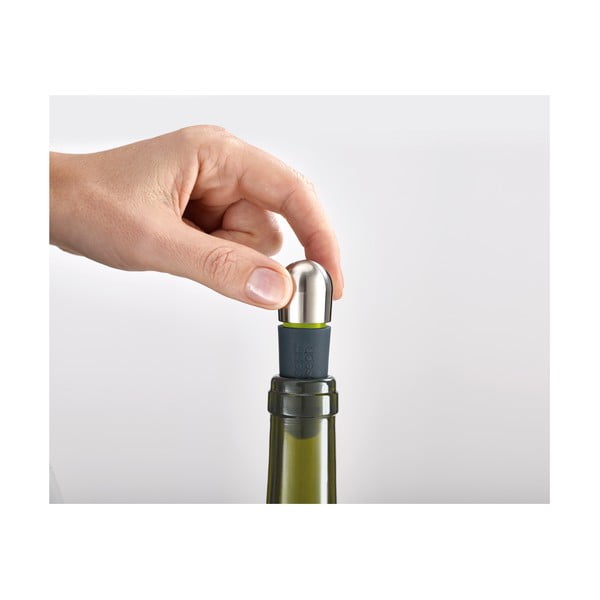 Zátka na víno z nehrdzavejúcej ocele BarWise – Joseph Joseph-image-1