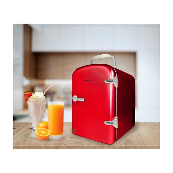Červená prenosná chladnička JOCCA Mini-image-1