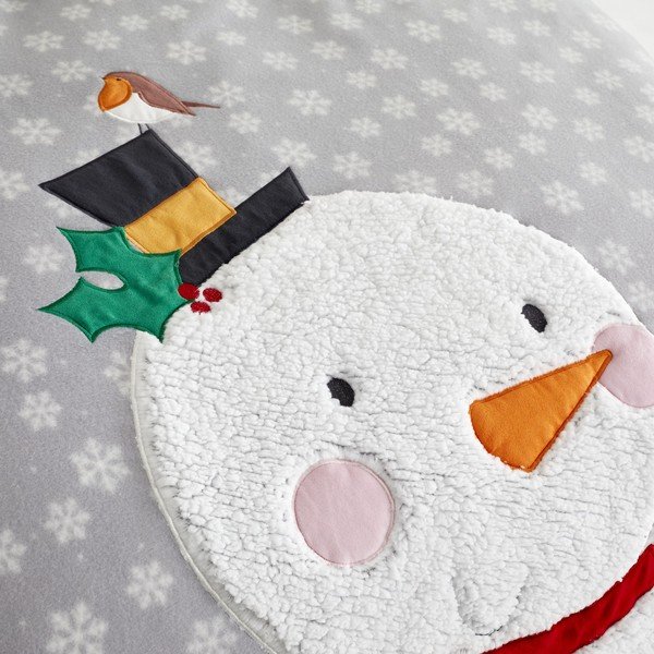 Mikroplyšové obliečky Catherine Lansfield Cosy Snowman, 200 x 200 cm-image-3