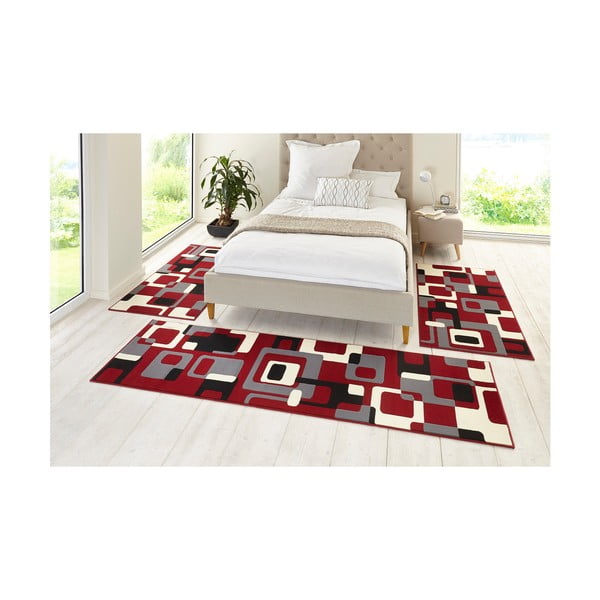 Červený behúň Hanse Home Hamla Retro, 80 × 200 cm-image-2